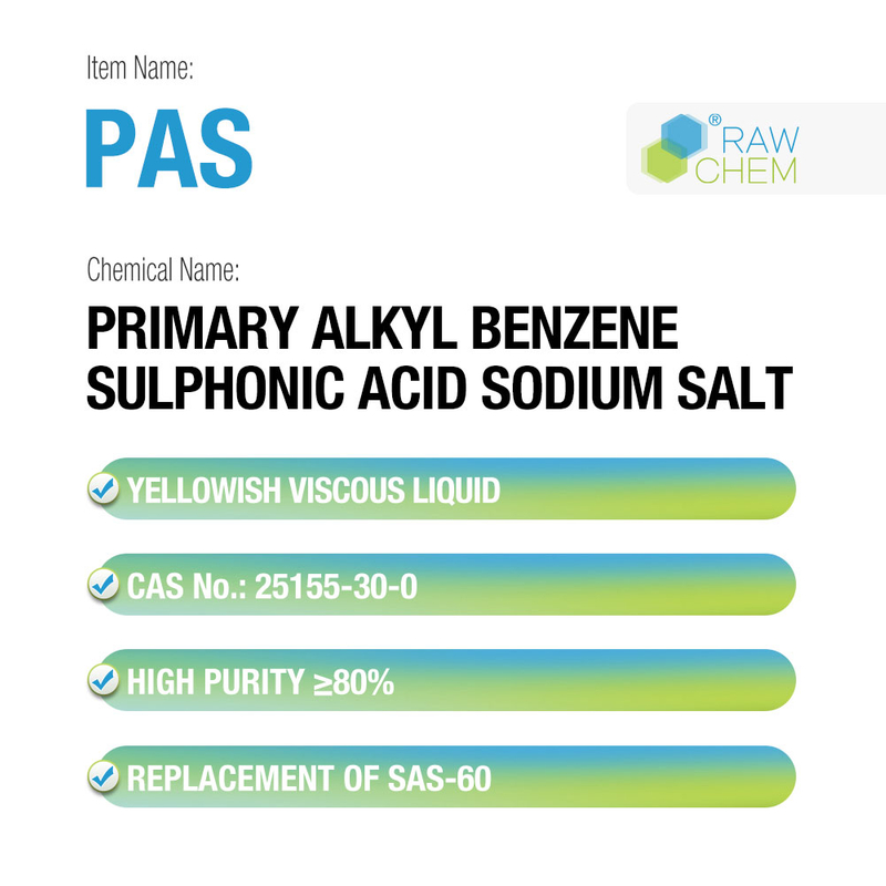 PAS 80% Primary Alkyl Benzene Sulphonic Acid Sodium Salt