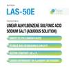 LAS-50E Linear Alkylbenzene Sulfonic Acid Sodium Salt (Aqueous Solution)