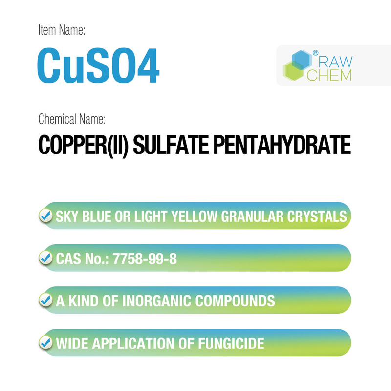 CuSO4 99% Copper(II) Sulfate Pentahydrate